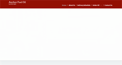 Desktop Screenshot of anchorfueloil.com